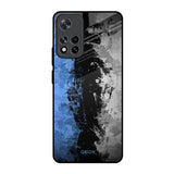 Dark Grunge Mi 11i HyperCharge Glass Back Cover Online