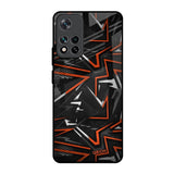 Vector Art Mi 11i HyperCharge Glass Back Cover Online