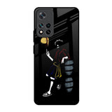 Luffy Line Art Mi 11i HyperCharge Glass Back Cover Online