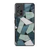 Abstact Tiles Mi 11i HyperCharge Glass Back Cover Online