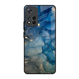 Blue Cool Marble Mi 11i HyperCharge Glass Back Cover Online