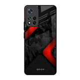 Modern Camo Abstract Mi 11i HyperCharge Glass Back Cover Online