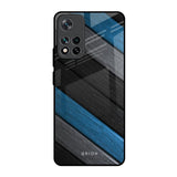 Multicolor Wooden Effect Mi 11i HyperCharge Glass Back Cover Online