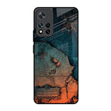 Geographical Map Mi 11i HyperCharge Glass Back Cover Online