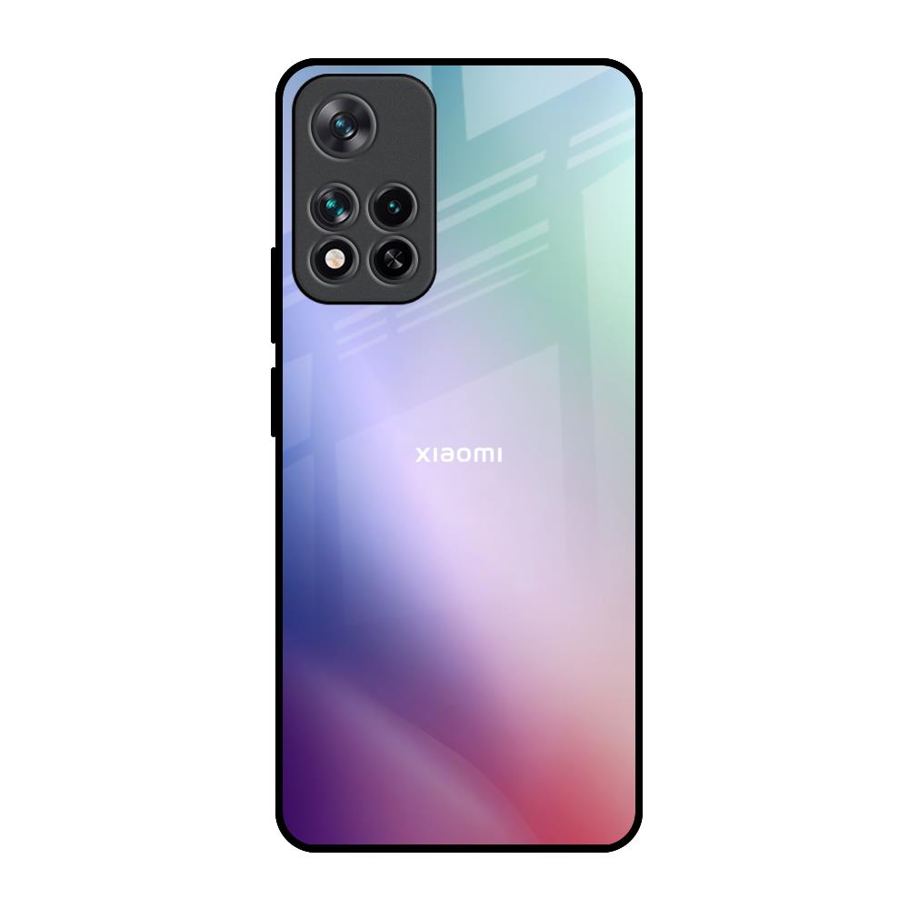 Abstract Holographic Mi 11i HyperCharge Glass Back Cover Online
