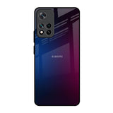 Mix Gradient Shade Mi 11i HyperCharge Glass Back Cover Online