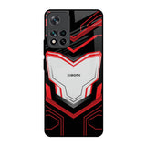 Quantum Suit Mi 11i HyperCharge Glass Back Cover Online