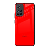 Blood Red Mi 11i HyperCharge Glass Back Cover Online
