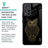 Golden Owl Glass Case for Mi 11i HyperCharge