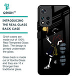 Luffy Line Art Glass Case for Mi 11i HyperCharge