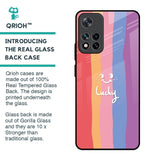 Lucky Abstract Glass Case for Mi 11i HyperCharge