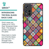 Multicolor Mandala Glass Case for Mi 11i HyperCharge