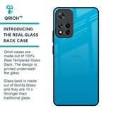 Blue Aqua Glass Case for Mi 11i HyperCharge