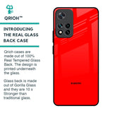 Blood Red Glass Case for Mi 11i HyperCharge