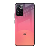 Sunset Orange Mi 11i HyperCharge Glass Cases & Covers Online