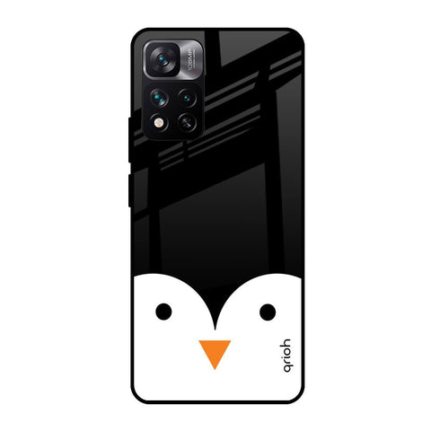 Cute Penguin Mi 11i HyperCharge Glass Cases & Covers Online