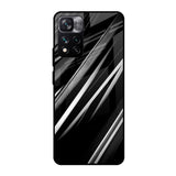 Black & Grey Gradient Mi 11i HyperCharge Glass Cases & Covers Online