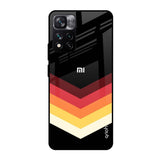 Abstract Arrow Pattern Mi 11i HyperCharge Glass Cases & Covers Online