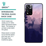 Deer In Night Glass Case For Mi 11i HyperCharge