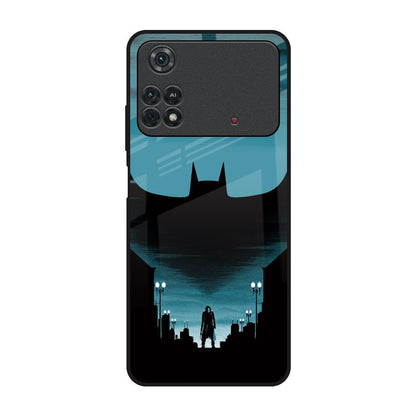 Cyan Bat Poco M4 Pro Glass Back Cover Online