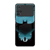 Cyan Bat Poco M4 Pro Glass Back Cover Online
