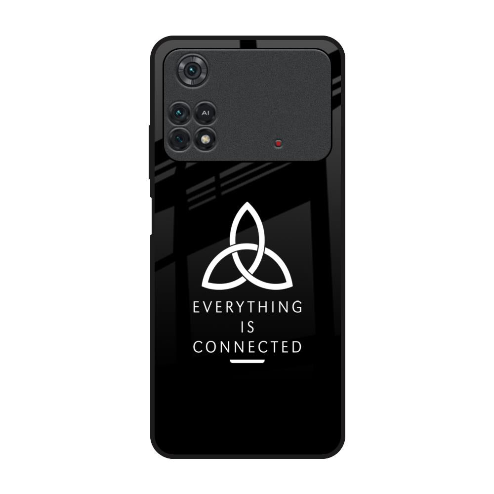Everything Is Connected Poco M4 Pro Glass Back Cover Online