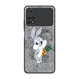 Cute Baby Bunny Poco M4 Pro Glass Back Cover Online