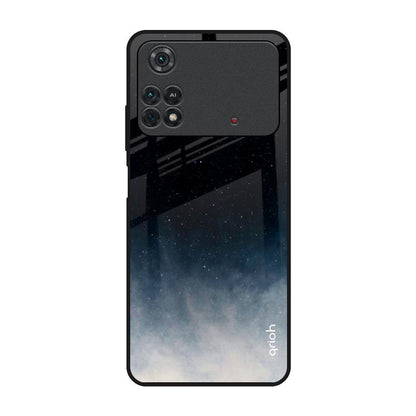 Black Aura Poco M4 Pro Glass Back Cover Online