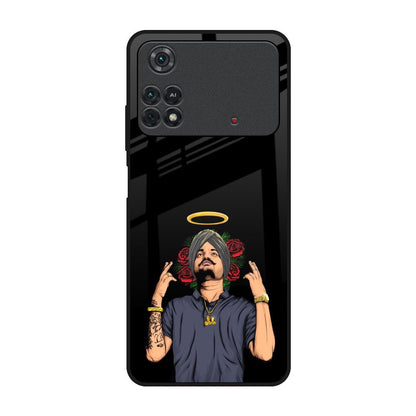 Punjabi Singer Poster Poco M4 Pro Glass Back Cover Online
