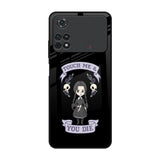 Touch Me & You Die Poco M4 Pro Glass Back Cover Online