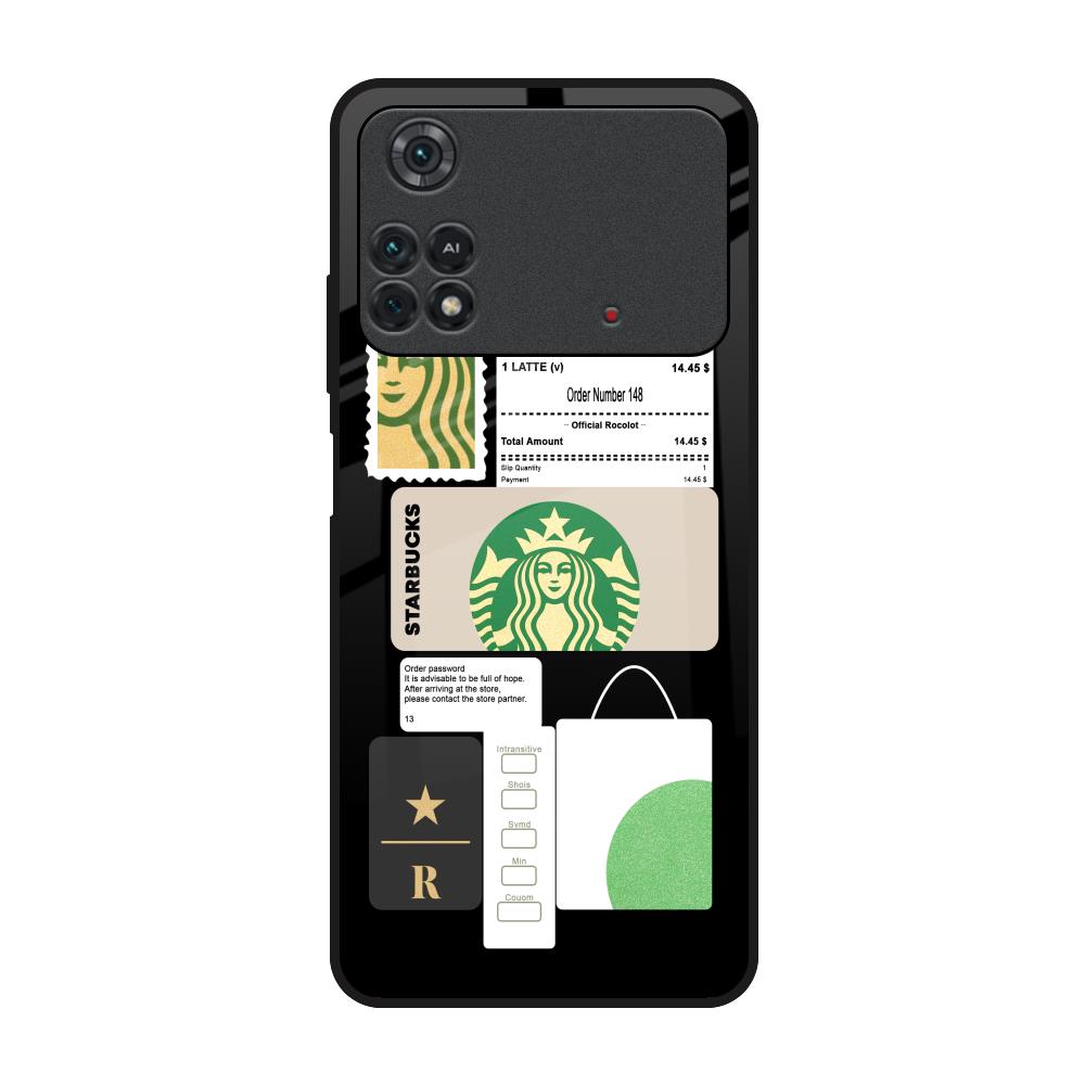 Coffee Latte Poco M4 Pro Glass Back Cover Online