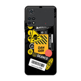 Danger Signs Poco M4 Pro Glass Back Cover Online