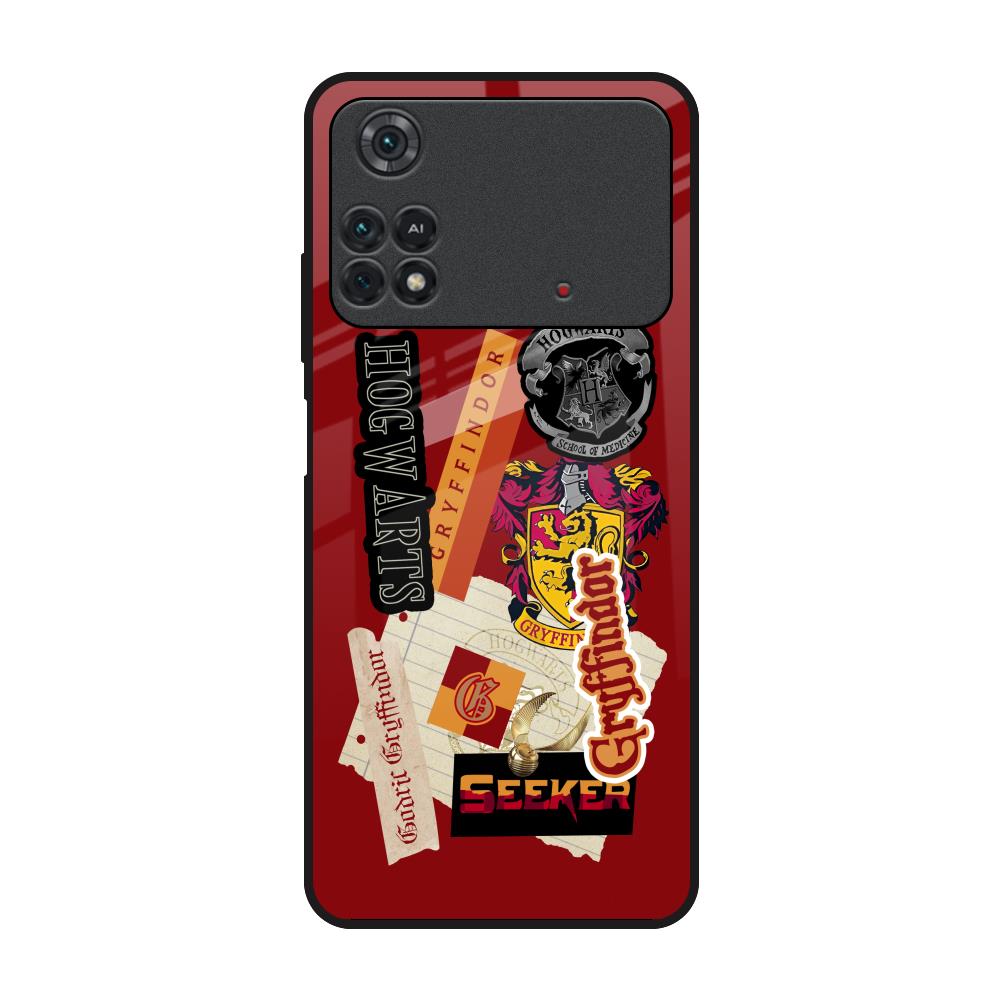Gryffindor Poco M4 Pro Glass Back Cover Online