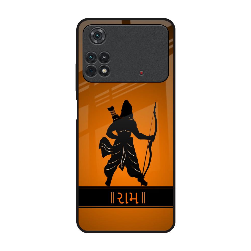 Halo Rama Poco M4 Pro Glass Back Cover Online