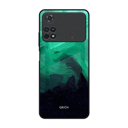 Scarlet Amber Poco M4 Pro Glass Back Cover Online