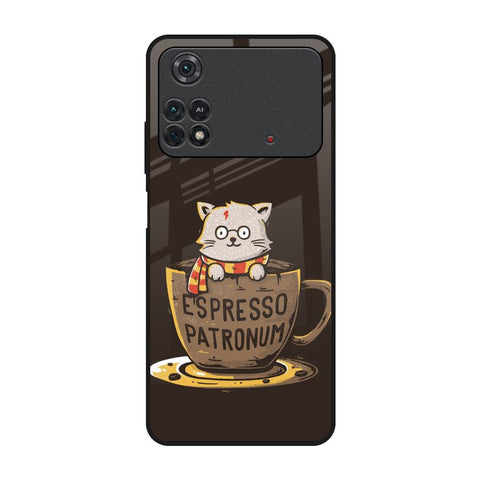 Tea With Kitty Poco M4 Pro Glass Back Cover Online