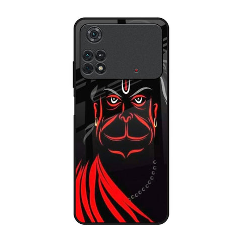 Lord Hanuman Poco M4 Pro Glass Back Cover Online