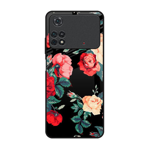 Floral Bunch Poco M4 Pro Glass Back Cover Online