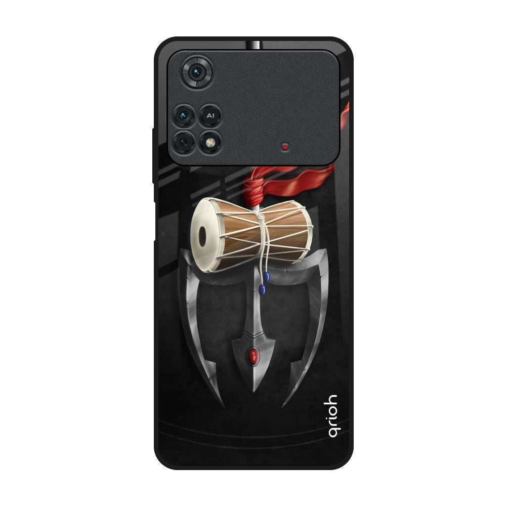 Power Of Lord Poco M4 Pro Glass Back Cover Online