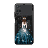 Queen Of Fashion Poco M4 Pro Glass Back Cover Online