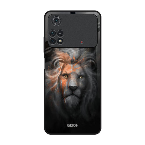 Devil Lion Poco M4 Pro Glass Back Cover Online