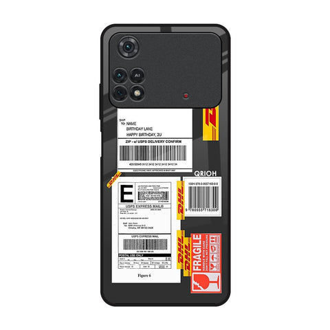 Cool Barcode Label Poco M4 Pro Glass Back Cover Online
