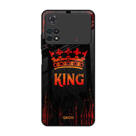Royal King Poco M4 Pro Glass Back Cover Online