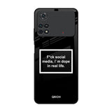 Dope In Life Poco M4 Pro Glass Back Cover Online