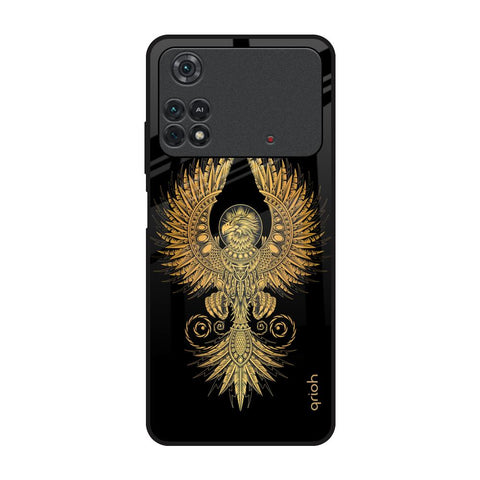 Mythical Phoenix Art Poco M4 Pro Glass Back Cover Online