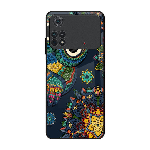 Owl Art Poco M4 Pro Glass Back Cover Online