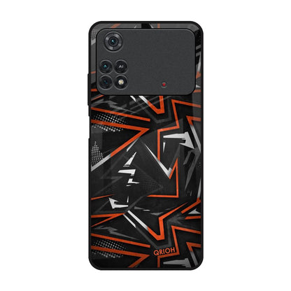 Vector Art Poco M4 Pro Glass Back Cover Online