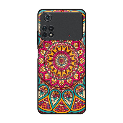 Elegant Mandala Poco M4 Pro Glass Back Cover Online