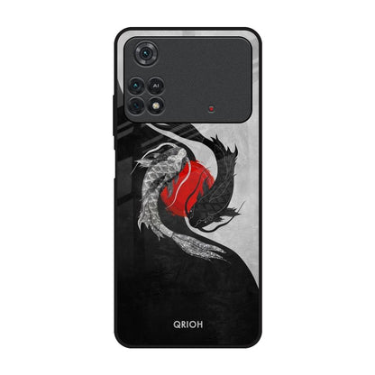 Japanese Art Poco M4 Pro Glass Back Cover Online