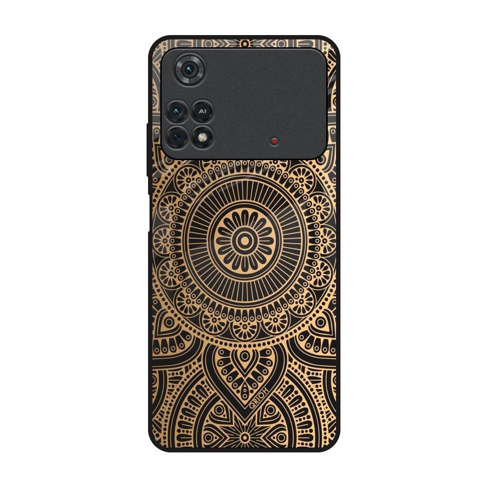 Luxury Mandala Poco M4 Pro Glass Back Cover Online